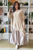 Paloma Pouf Layering Dress Stone